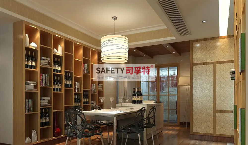 酒柜放到哪里合適？什么酒柜顯得高檔？【不銹鋼酒柜(圖4)