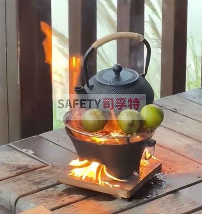 圍爐煮茶小貼士：火災、中毒、燙傷需防范[精制鋼圍爐茶桌](圖1)